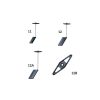 Complete rudder for 8+